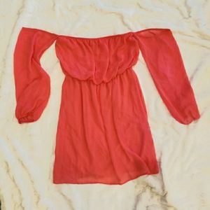 Of the shoulder shirt